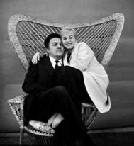 Джульетта Мазина(Giulietta Masina) и Федерико Феллини(Federico Fellini)